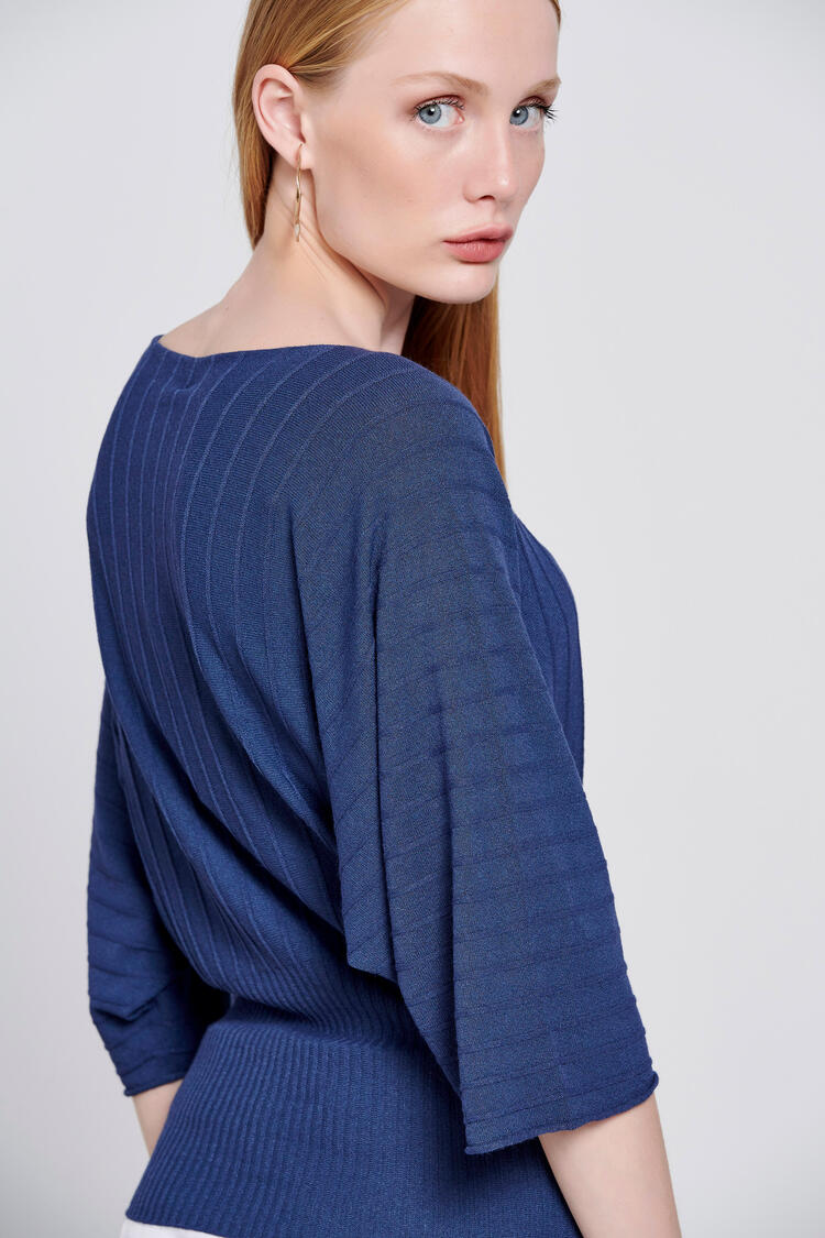 Blouse - Blue O/S