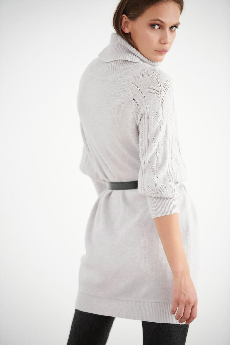 Knitted blouse - Grey O/S