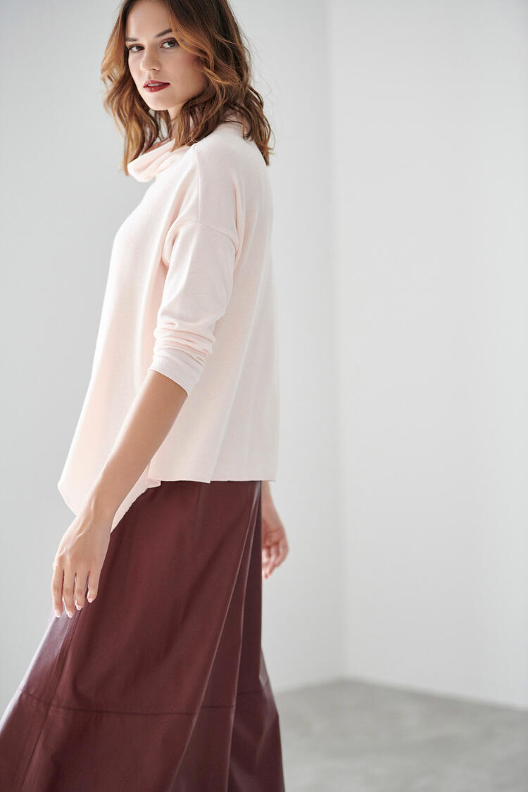 Knitted blouse - Pink S