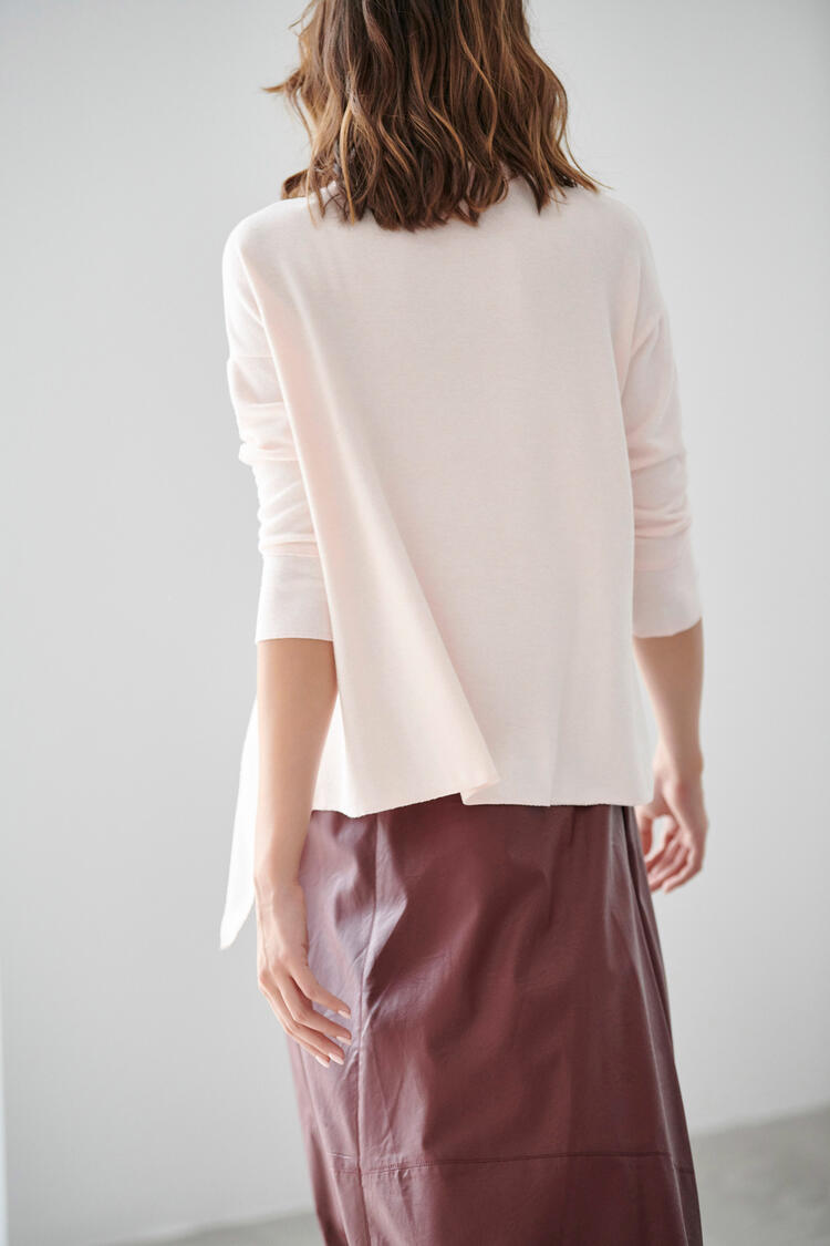 Knitted blouse - Pink S