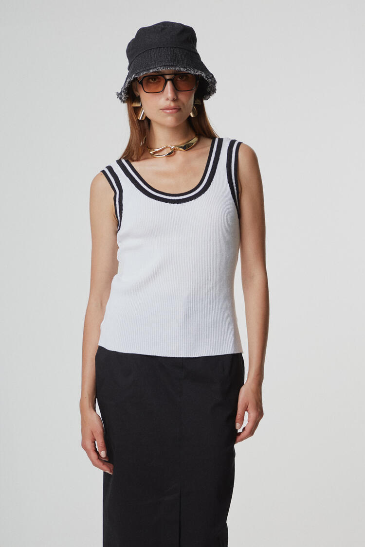 Top rip combined - White S/M