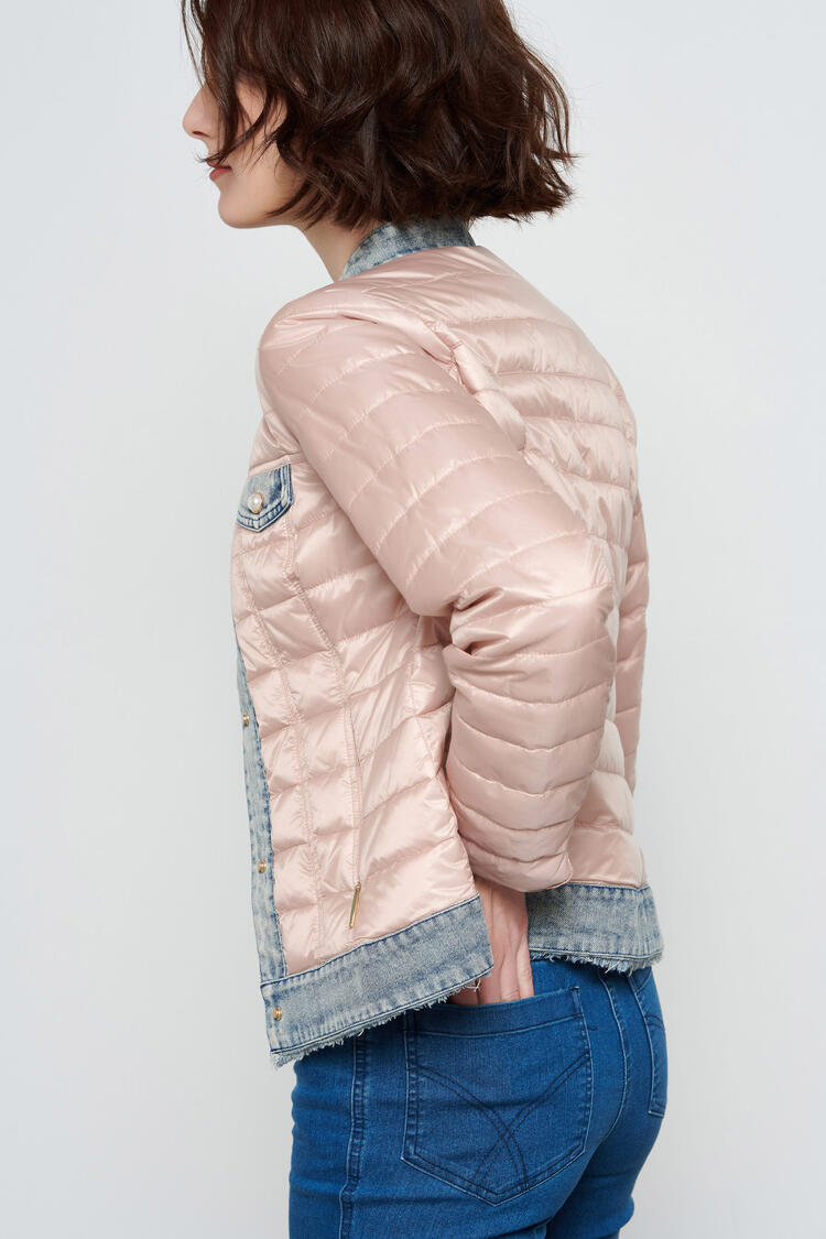 Quilted jacket - Pink S
