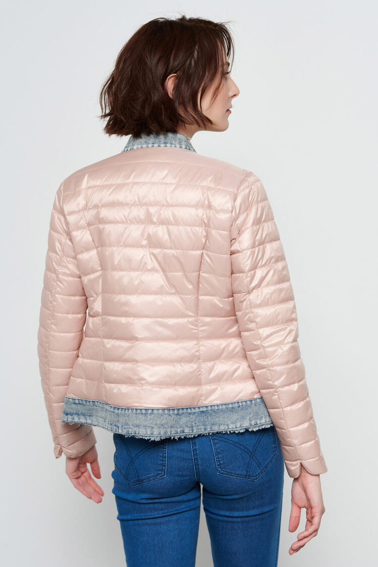 Quilted jacket - Pink S
