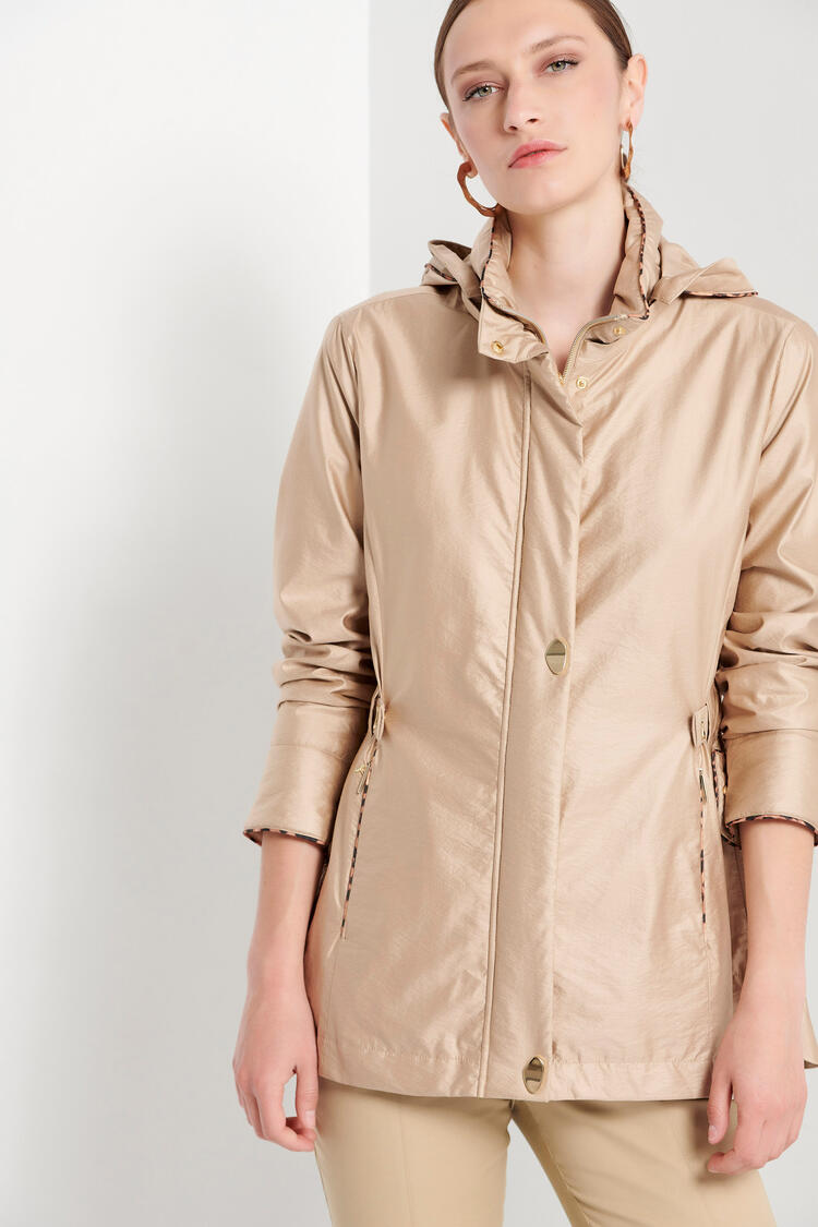 Parks with animal print details - Beige S