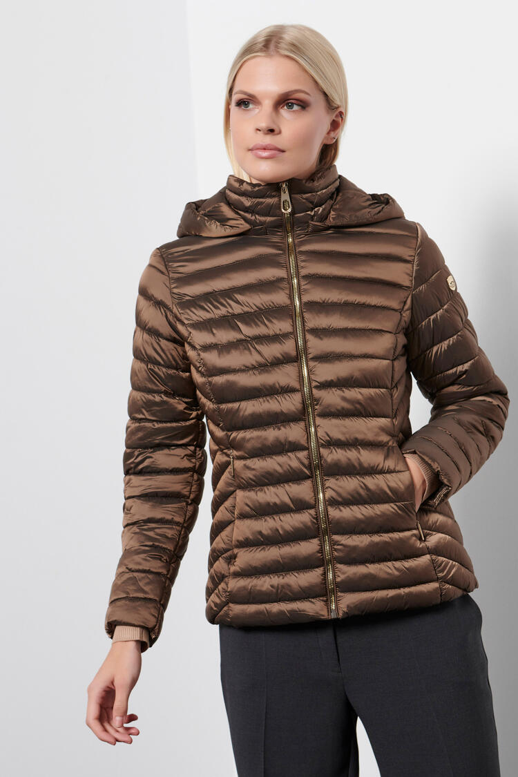 Quilted jacket - Brown S
