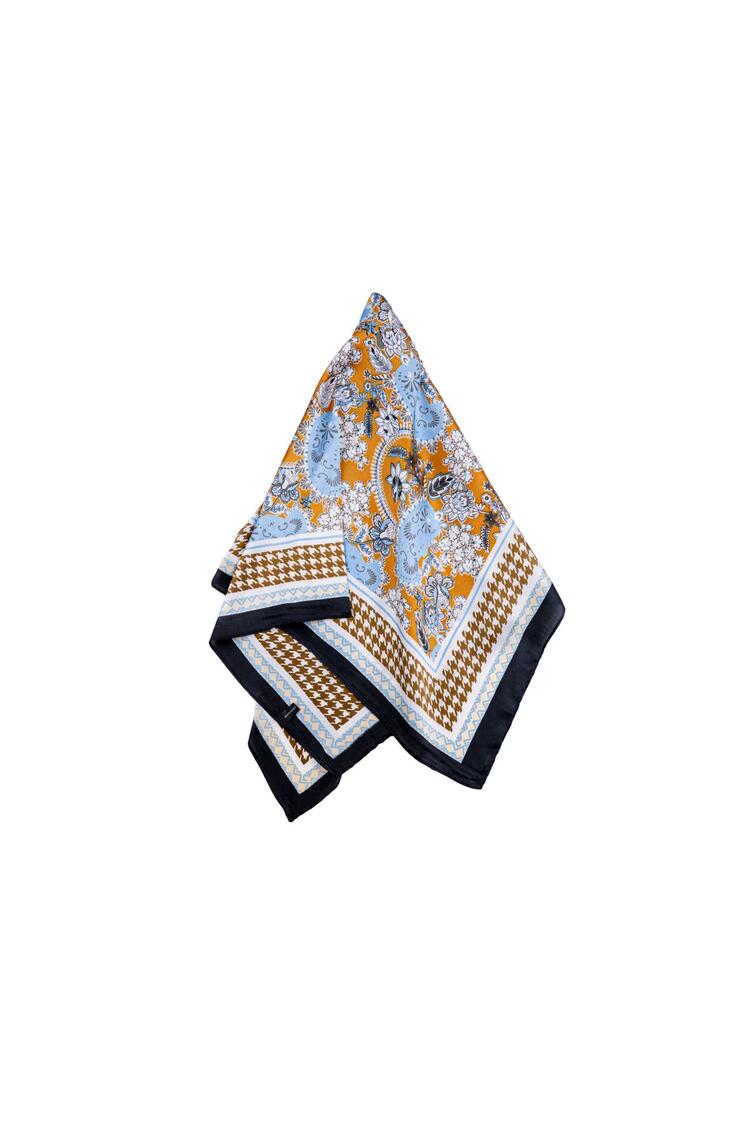 Printed Scarf - Black O/S