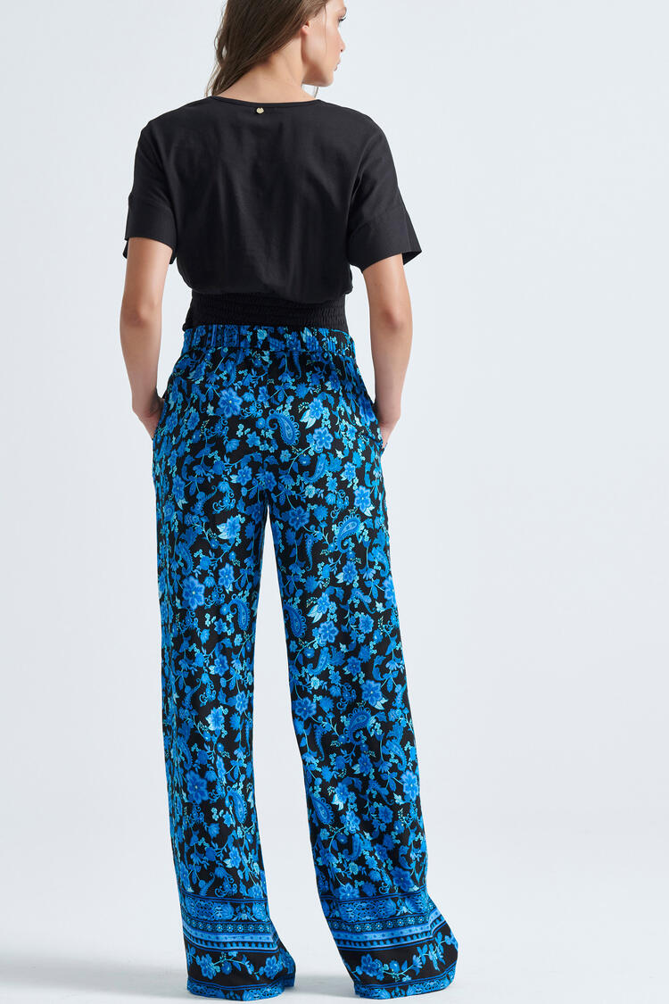 Printed pants - Black S
