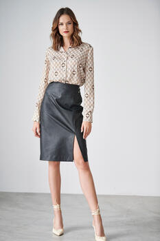 Pencil skirt - Black XL