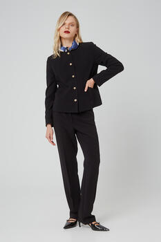 Jacket with gold buttons - Black M