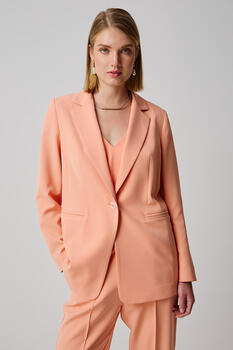 Single button jacket - Salmon XL