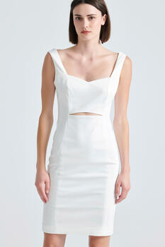 Pencil dress - White S