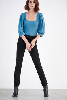 Five-pocket pants - Black S