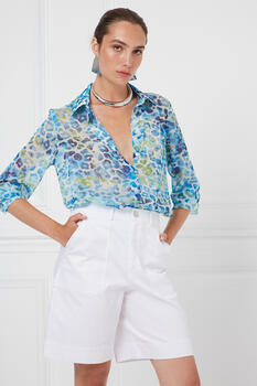 Bermuda denim - White S