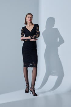 Lace dress - Black S