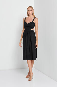 Dress with openings - Black L