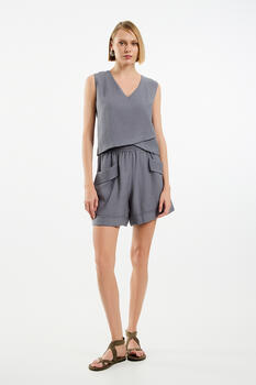 Sleeveless top - Grey S