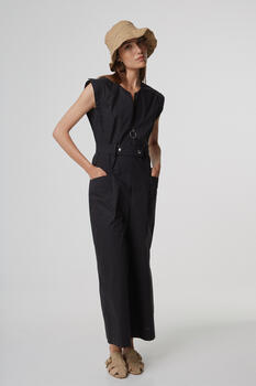 Cotton bucket hat - Beige O/S