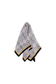 Printed Scarf - Black O/S
